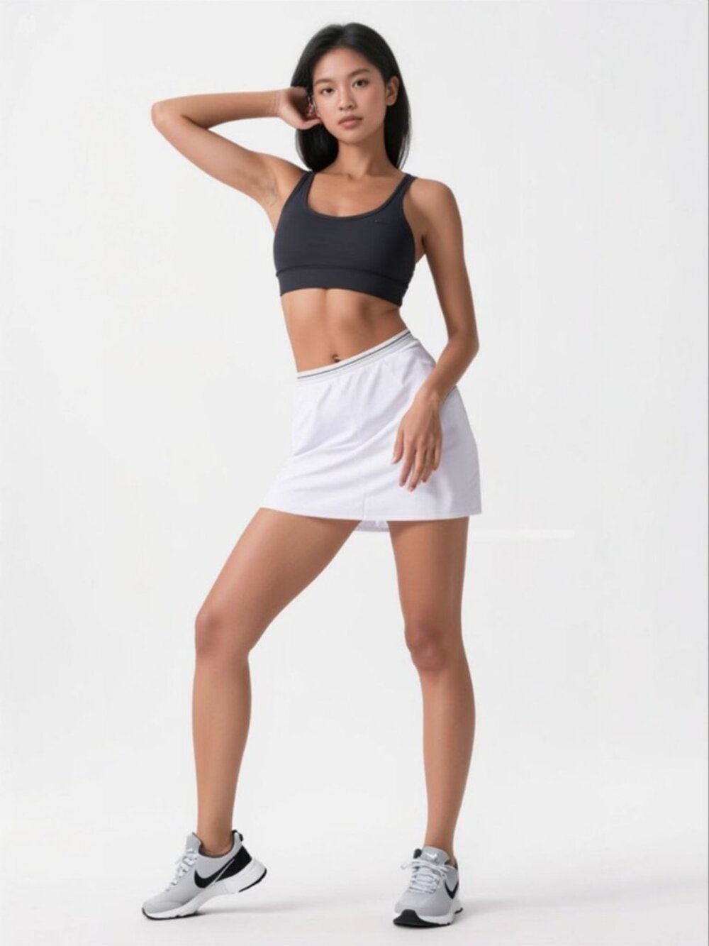 *𝓥𝓲𝓷𝓽𝓪𝓰𝓮 𝓦𝒊𝓵𝓼𝐨𝒏 Ladies Rally Tennis Skirt White (Size 10)